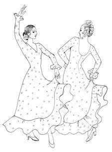 Pin By Delly Mellor On Me Gusta Bailar Dance Coloring Pages