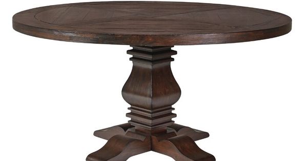 Bewdley Solid Wood Dining Table Round Pedestal Dining Table Dining Table Wood Dining Table