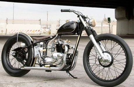 This Gorgeous All Red Triumph Bonneville Bobber Gets Dressed In