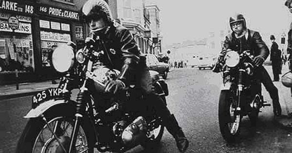 Café racers T-shirt à manches longues Ton Up Boys Rockers Le 60's bikers 50s London Café racers T-shirt à manches longues Ton Up Boys Rockers Le 60's bikers 50s London