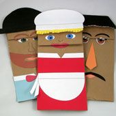 Títeres Con Bolsas De Papel Guía De Manualidades Títeres De Bolsas De Papel Titere De Fieltro Marionetas De Mano