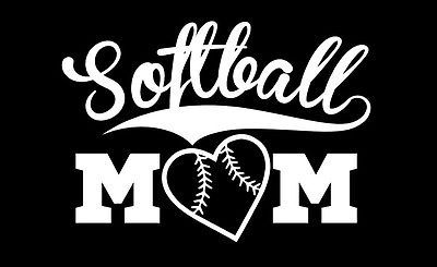 Download Softball Mom Vinyl Decal Sticker Softball Shirt Designs Softball Mom Softball Decals