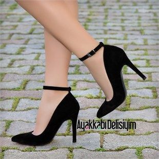 Nita Rugan Pudra Kemerli Stiletto Stiletto Topuklular Ayakkabilar