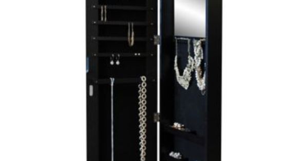 New View Frameless Jewelry Cabinet Mirror Bedbathandbeyond Com Mirror Jewellery Cabinet Jewelry Cabinet Storage Mirror