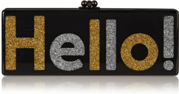 glittered acrylic box clutch Hello, Irving Farmers Market
