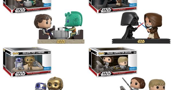 Walmart Launches Four Exclusive Funko Star Wars Movie Moments Coffee With Kenobi Funko Pop Star Wars Star Wars Movie Funko