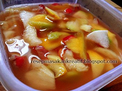 Resep Asinan Buah Pedas Manis Asem Seger Oleh Dapurvy Resep Resep Makanan Dan Minuman Resep Masakan
