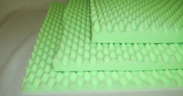 6 Pack Egg Crate Foam Acoustic Foam Tiles Soundproofing Foam Panels Sound Insulation Soundproof Foam Padding Sound Proofing Soundproof Room Sound Proofing Door
