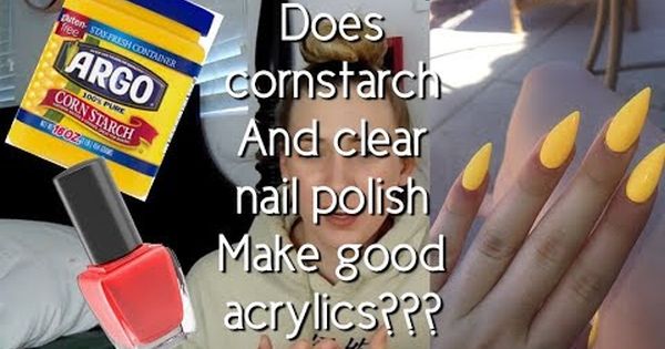 2 50 Cornstarch Nail Hack No Acrylic It Really Works Not Click Bait Nails At Home Youtube In 2020 Nails At Home Nail Tips Nail Hacks Diy