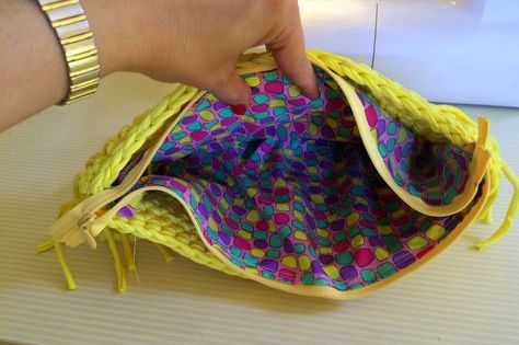 Poner Cremallera A Un Bolso Forrar Bolso Clutch De Ganchillo Bolso Bolsos Con Cremallera