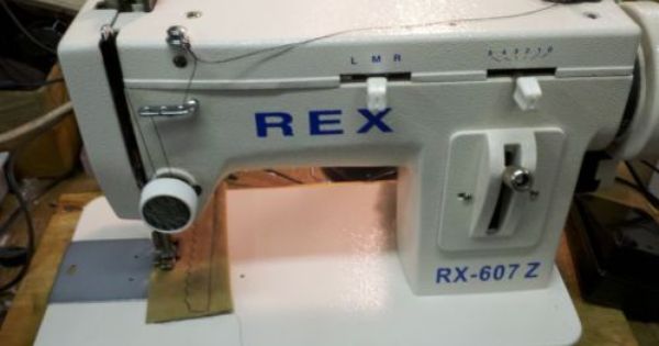 Rex 607 leather Portable Upholstery Walkingfoot heavy duty Sewing Machine