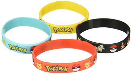 amscan Pokemon Rubber Bracelets Party Favor