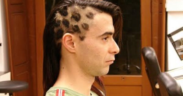 Was he a hunk? Not really, but his hair was... in hunks | Hair humor