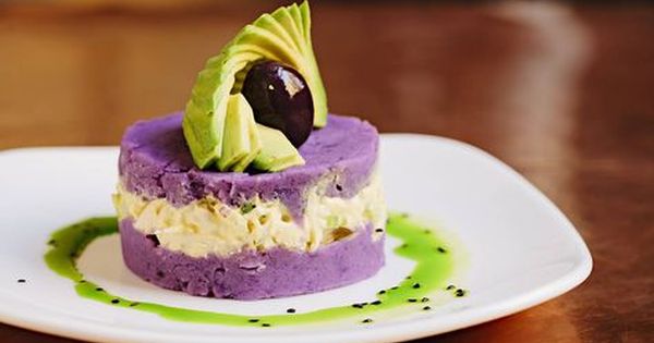 Causa Morada New Worlder Buffet Food Peruvian Recipes Peruvian Dishes
