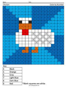 Minecraft Mobs Color By Number Coloring Squared Minecraft Mobs Minecraft Coloring Pages Minecraft