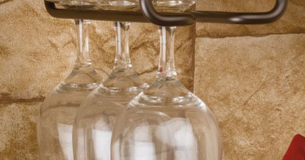 Rev-A-Shelf SHIPS FREE! 11/" Wire Wine Glass Rack Hanger Holder Satin Nickel