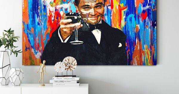 Motiv-Art Gatsby "Celebrate Success" New Wolf of wall Street Canvas Wall Art Pai Motiv-Art Gatsby "Celebrate Success" New Wolf of wall Street Canvas Wall Art Pai