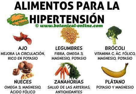 Alimentos En La Dieta Para La Hipertensión Recetas Para La Salud Comidas Para Hipertensos Frutas Y Verduras Beneficios