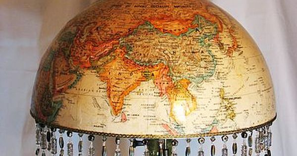 The T Cozy Globe Lamps Antique Lamp Shades Old Globe Lamps Antique Lamp Shades, World Map Lamp Shade Globe
