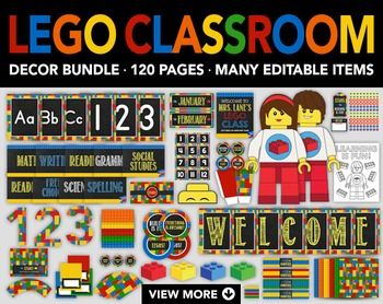 Lego Classroom Decor Full Bundle Lego Decorations I D Rather Lego Classroom Decor Full Bundle Lego Decorations I D Rather