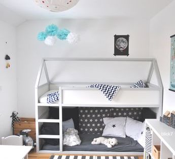 IKEA Hack Hausbett zum 6. Bloggeburtstag | Kinder zimmer IKEA Lack Hack! Heute bei den HouseSisters: ein Crafting