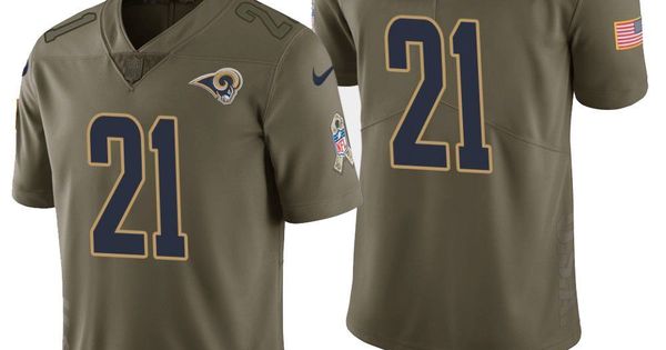 Nike Los Angeles Rams No21 Aqib Talib Olive/Camo Youth Stitched NFL Limited 2017 Salute to Service Jersey