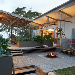 Split Level Terrace Design Ideas Pictures Remodel And Decor Contemporary Patio Patio Design Modern Pergola