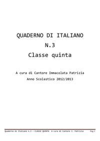 quaderni operativi di italiano scuola primaria da scaricare