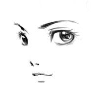 How To Draw A Pretty Sideview Lady With Big Eyes Cartoon Google
