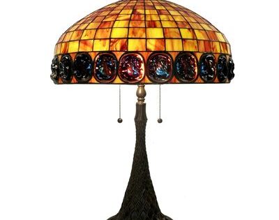 Astoria Grand Lukes 2 light Table Lamp Meyda Tiffany Victorian Gothic Fleur De