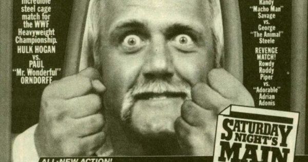 Saturday Nights Main Event Newspaper Add Wwf Hulk Hogan Tv Guide