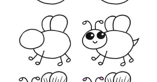 تعليم الطفل طريقة رسم بطة بالصور Drawing For Kids Cool Drawings Easy Heart Drawings