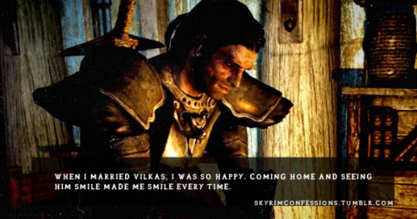 sagen und legenden skyrimconfessions when i married vilkas i skyrim vilkas elder scrolls games skyrim memes