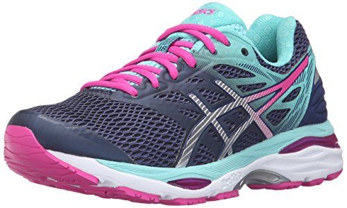Asics Womens Gelcumulus 18 Running Shoe Indigo Bluesilverpink Glow 95 M Us Click Image For More Details Best Walking Shoes Running Shoes Asics Women