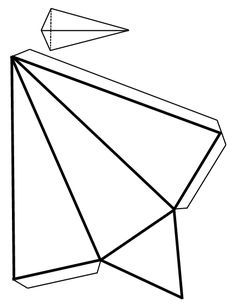 Piramide Triangular Como Hacer Figuras Geometricas Cuerpos Geometricos Para Armar Figuras Geometricas Piramide