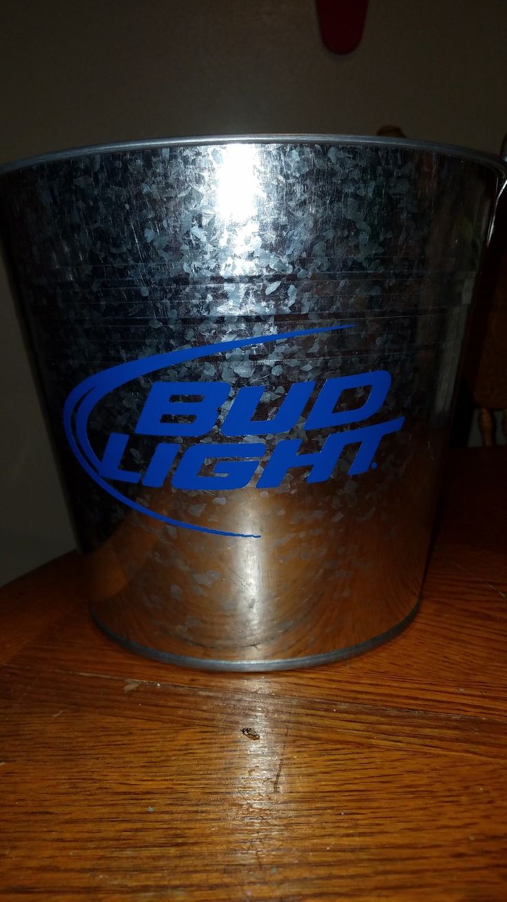 Bud Light beer bucket for Cuz Joey's 30th Bud light beer, Beer bucket