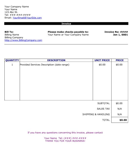 how to create an invoice template in word 2010 how to create an invoice template in word 2010