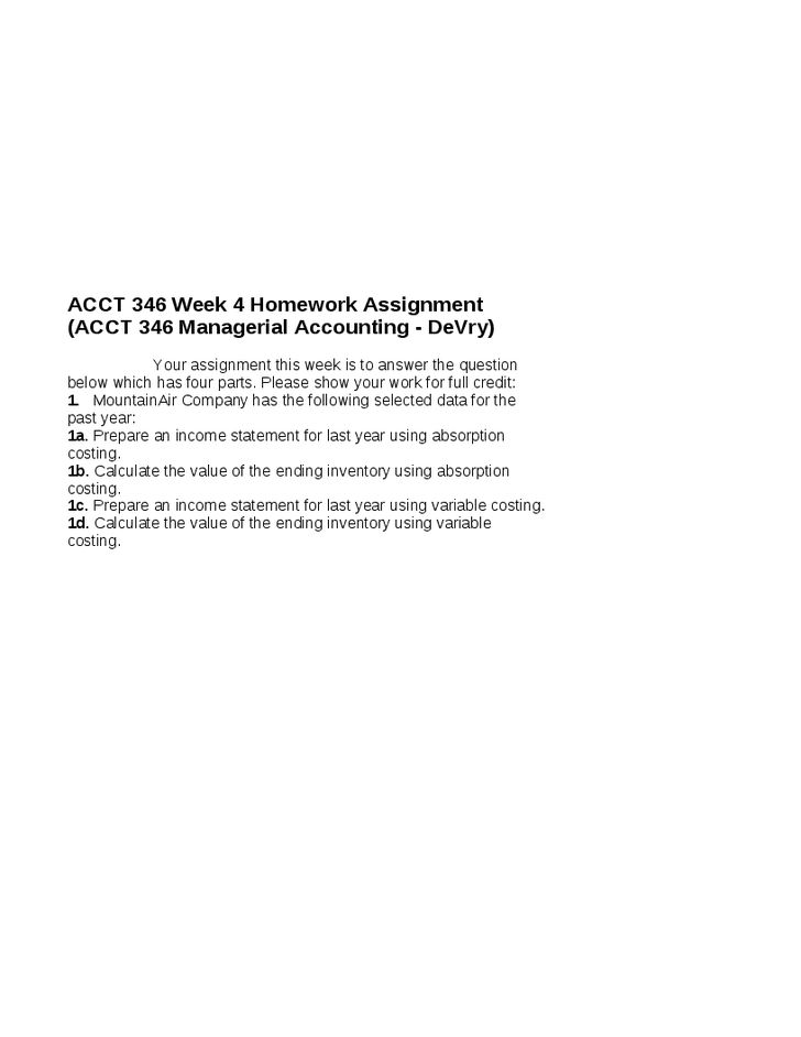 Pin by Helena Wisdom on ACCT 346 Managerial Accounting - DeVry - how to prepare profit and loss statement Pin by Helena Wisdom on ACCT 346 Managerial Accounting - DeVry - how to prepare profit and loss statement