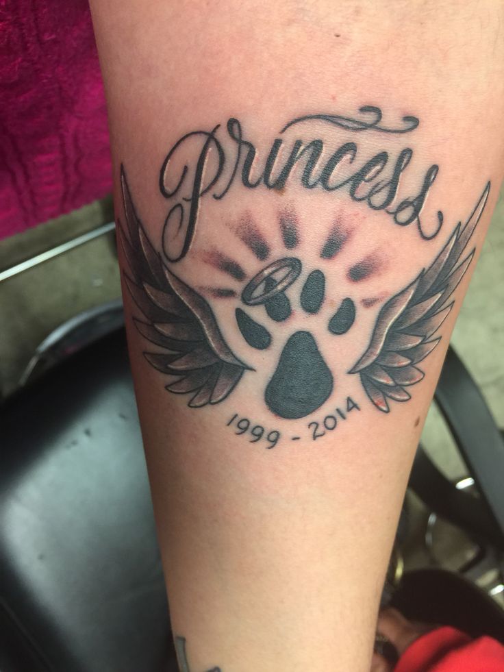 a tattoo in memory of my baby princess rip baby a tattoo in memory of my baby princess rip baby