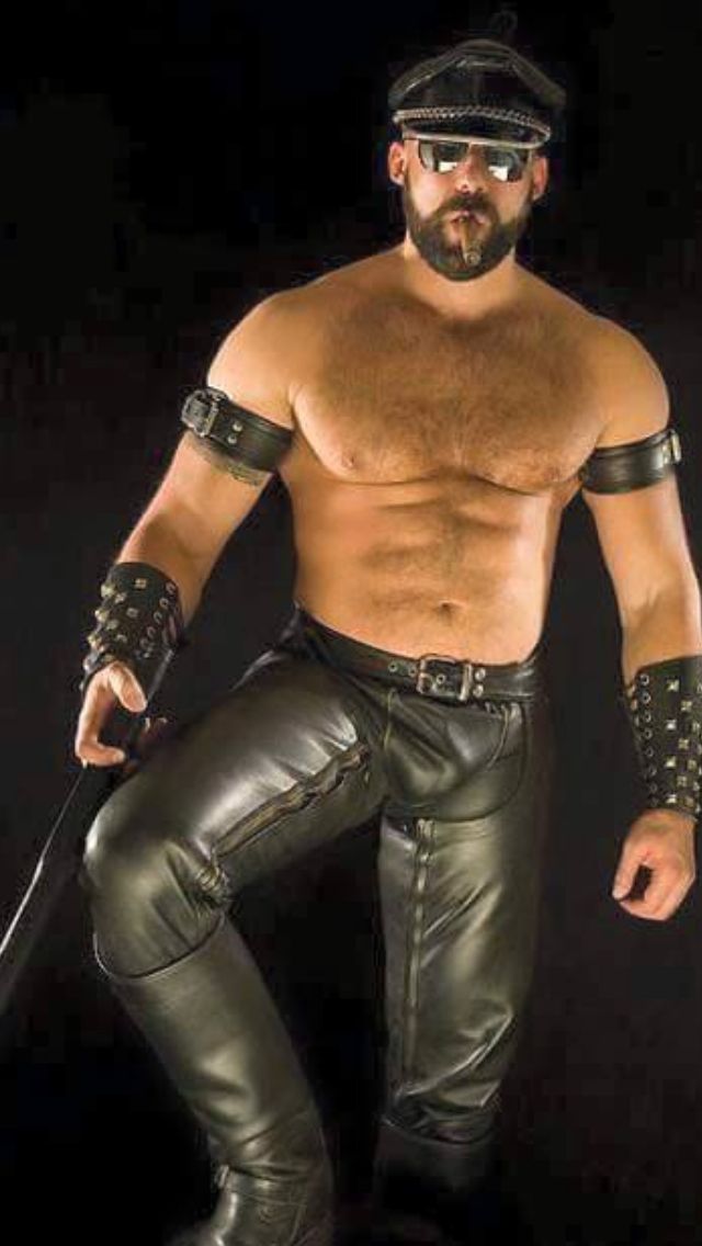 Daddy gay leather
