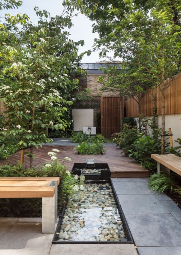 30 Wonderful Backyard Landscaping Ideas - Molitsy Blog #courtyardgarden #courtya...