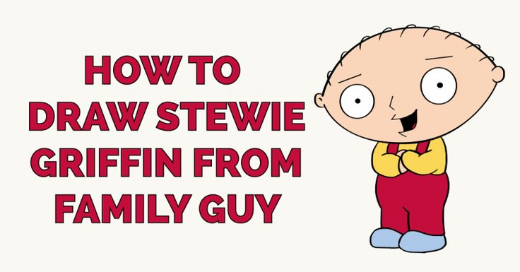 How to Draw Stewie Griffin from Family Guy - Really Easy Drawing ...