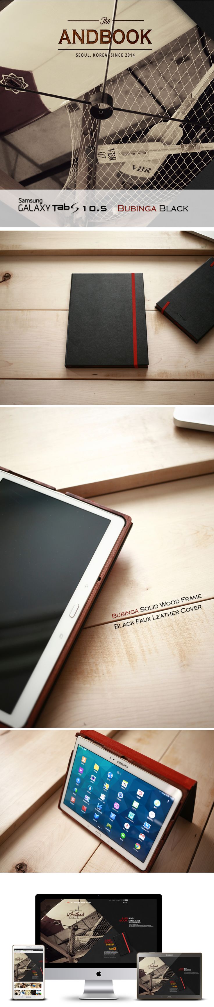 20 best Samsung IFA 2014 images on Pinterest Items similar to Galaxy Tab S Case Boookly Black Bubinga on Etsy