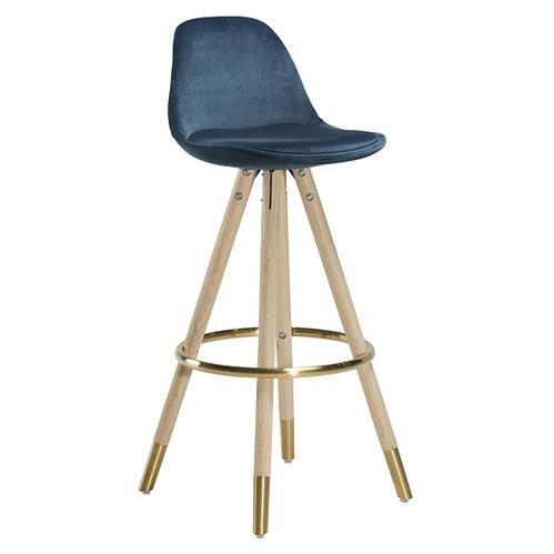 38 Best Produits Cdc Design Images On Pinterest Dining Tabouret De Bar Scandinave En Velours Bleu Valdo Moderne Et