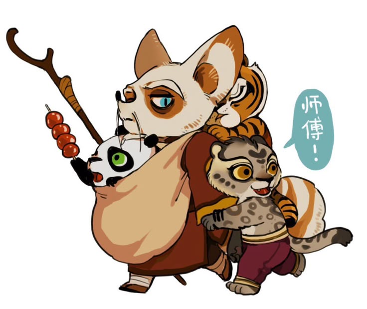 Kung fu panda anime