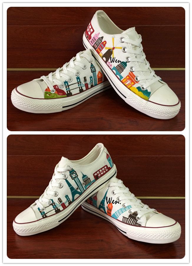 DANDAN SHOP Keep Calm We Have Marines Printed High-top Canvas Shoes Hand-Painted Shoes DANDAN SHOP Keep Calm We Have Marines Printed High-top Canvas Shoes Hand-Painted Shoes