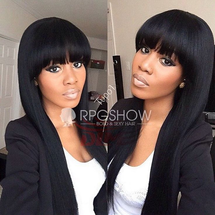 212 Best My Style Black Hair Images On Pinterest Dos Unprocessed Virgin Brazilian Full Lace Wig Black Women Front Wigs Human Hair With Bangs African American