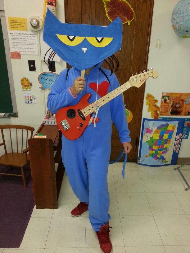 27 best pete the cat costume images on Pinterest | Bag, Cat mask and ...