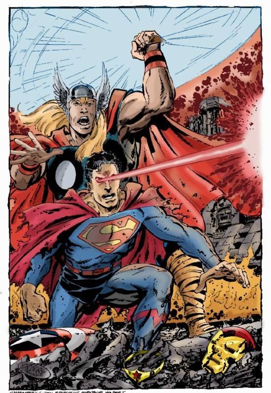 thor and superman crossovers and mashups pinterest crossover