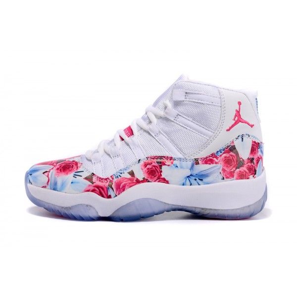 9 best jays on my feet images on Pinterest | Jay, Jordan shoes and ... Nike New Jordans 2015 women White Pink Jordan 11 with Flower